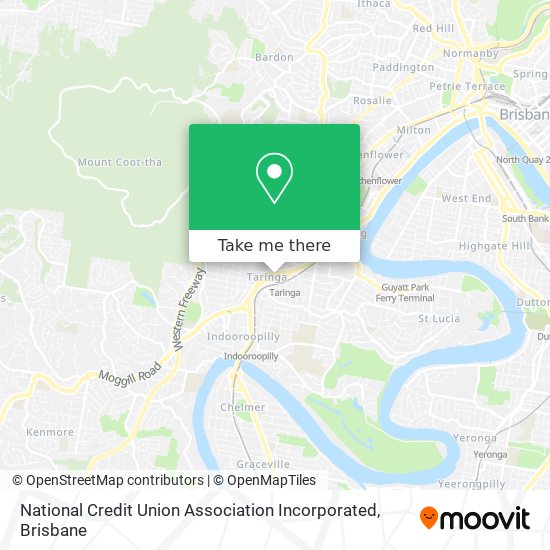 National Credit Union Association Incorporated map