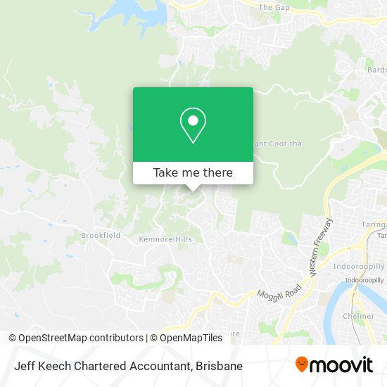 Jeff Keech Chartered Accountant map