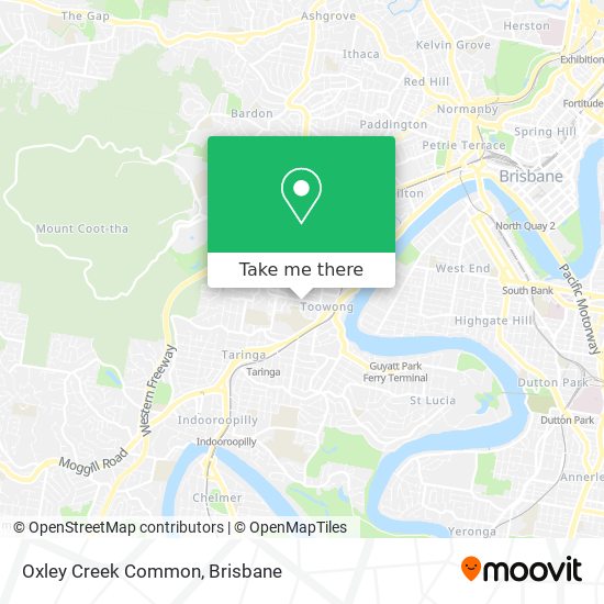 Oxley Creek Common map
