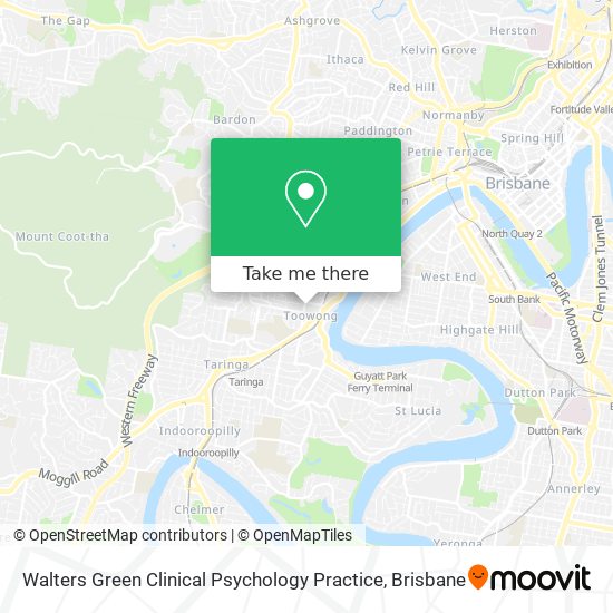 Walters Green Clinical Psychology Practice map