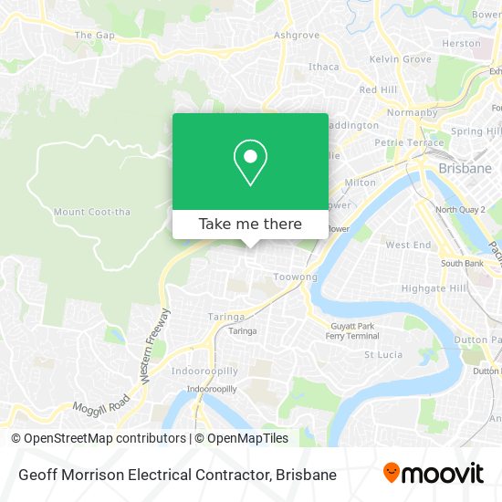 Geoff Morrison Electrical Contractor map