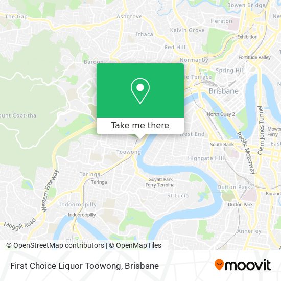 First Choice Liquor Toowong map