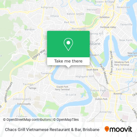 Chacs Grill Vietnamese Restaurant & Bar map