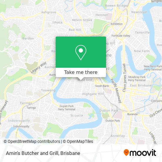 Amin's Butcher and Grill map