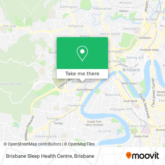 Brisbane Sleep Health Centre map