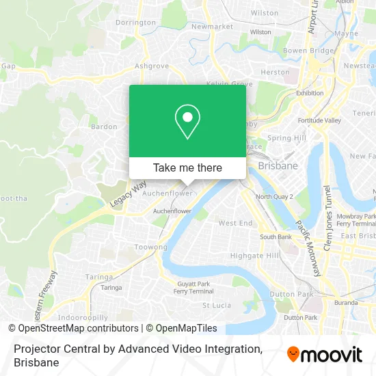 Mapa Projector Central by Advanced Video Integration