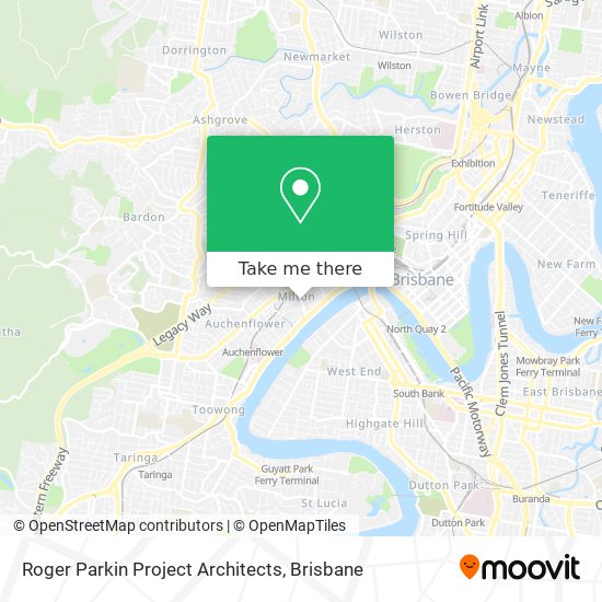Roger Parkin Project Architects map