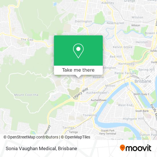 Sonia Vaughan Medical map