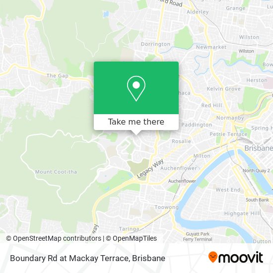 Boundary Rd at Mackay Terrace map