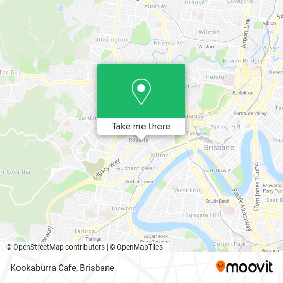 Kookaburra Cafe map