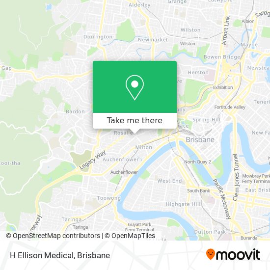 H Ellison Medical map