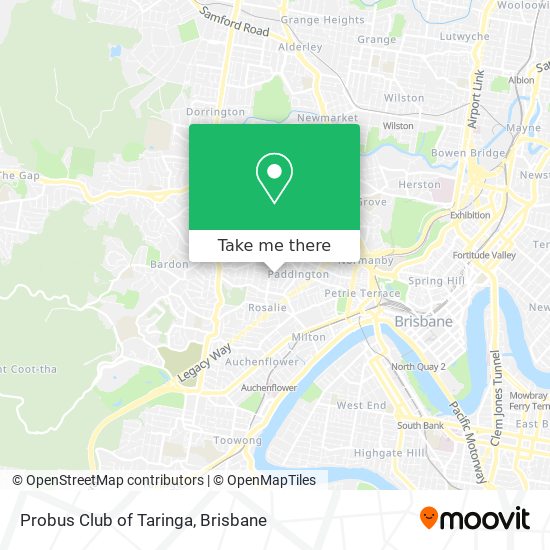 Probus Club of Taringa map