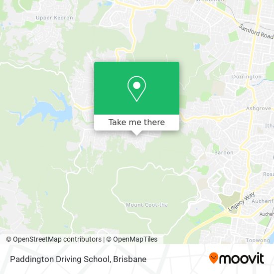 Paddington Driving School map