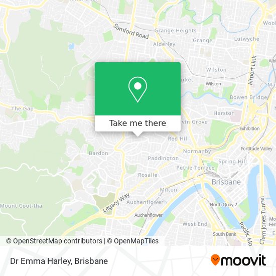 Dr Emma Harley map