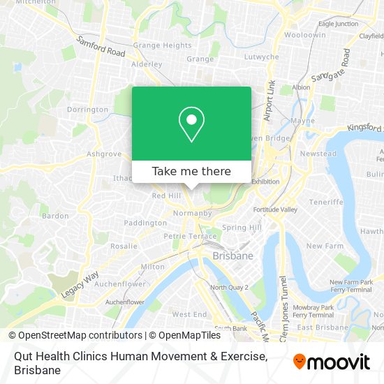 Qut Health Clinics Human Movement & Exercise map