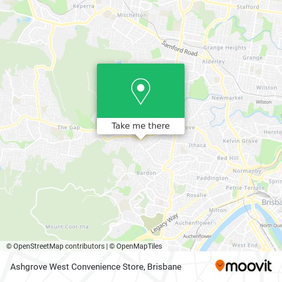 Ashgrove West Convenience Store map