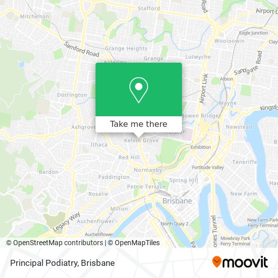 Principal Podiatry map