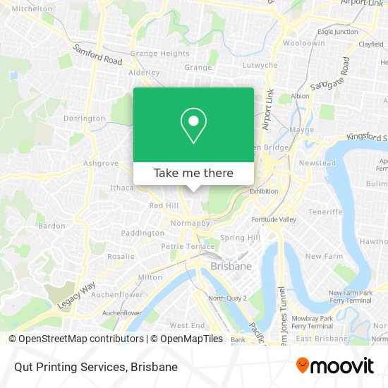 Qut Printing Services map