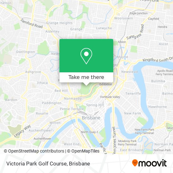 Mapa Victoria Park Golf Course