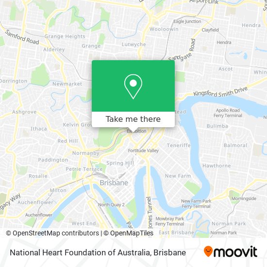 Mapa National Heart Foundation of Australia