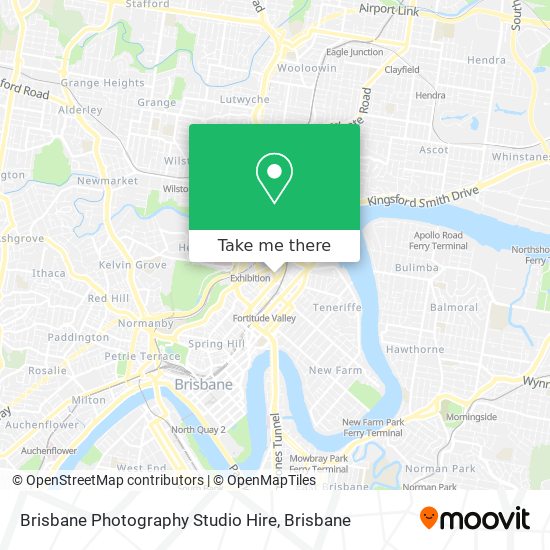Mapa Brisbane Photography Studio Hire