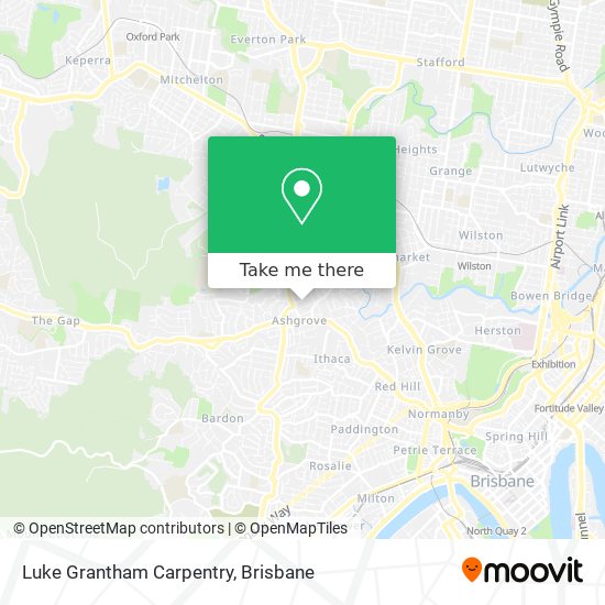 Luke Grantham Carpentry map