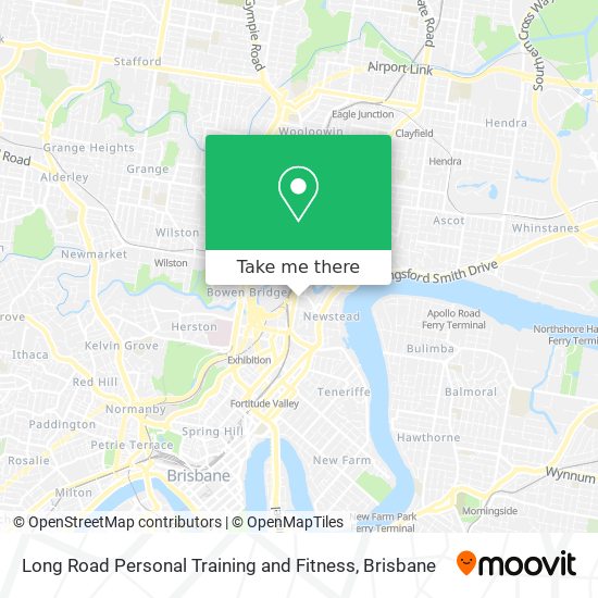Long Road Personal Training and Fitness map