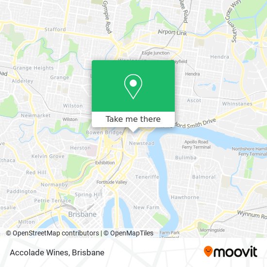 Accolade Wines map
