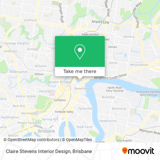 Claire Stevens Interior Design map