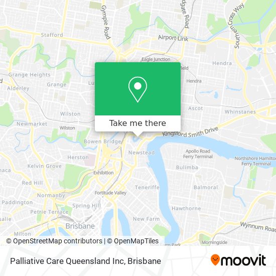 Palliative Care Queensland Inc map