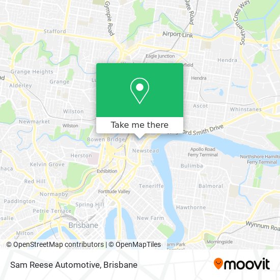 Sam Reese Automotive map