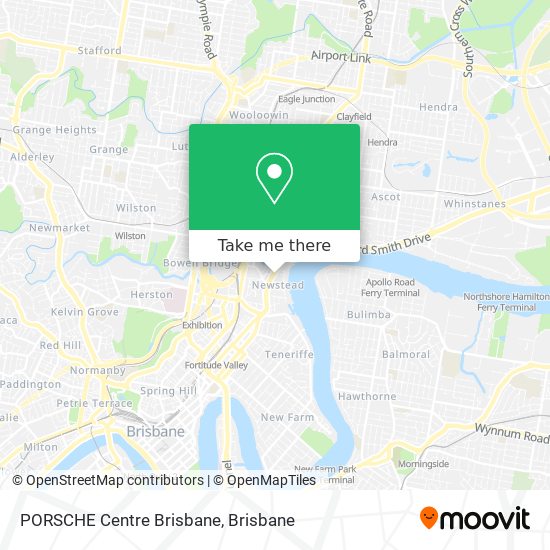 PORSCHE Centre Brisbane map