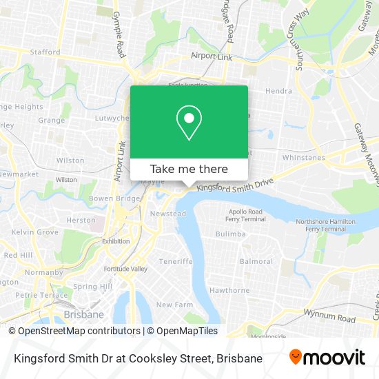 Kingsford Smith Dr at Cooksley Street map