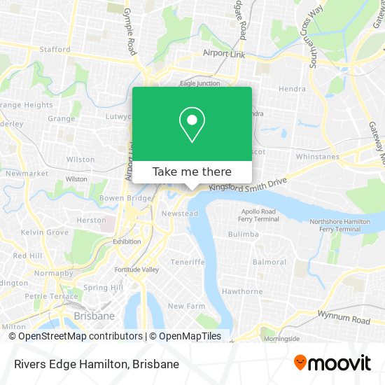 Mapa Rivers Edge Hamilton