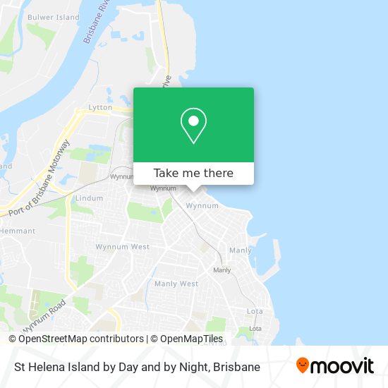 St Helena Island by Day and by Night map