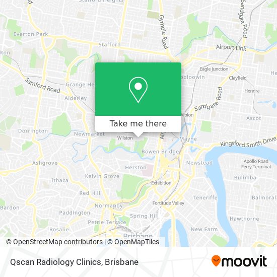 Qscan Radiology Clinics map