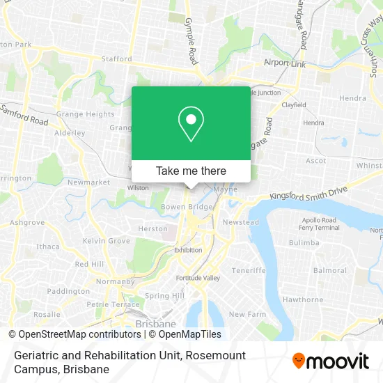 Geriatric and Rehabilitation Unit, Rosemount Campus map