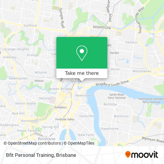 Bfit Personal Training map