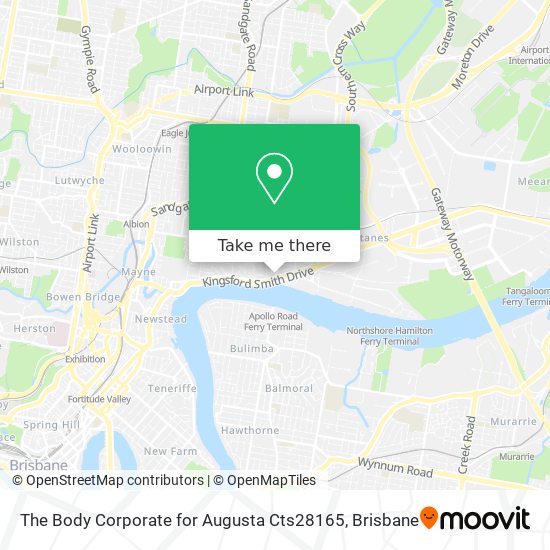 The Body Corporate for Augusta Cts28165 map