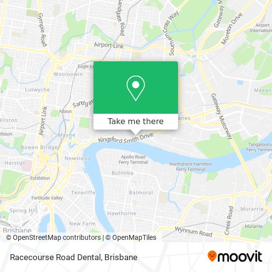 Racecourse Road Dental map