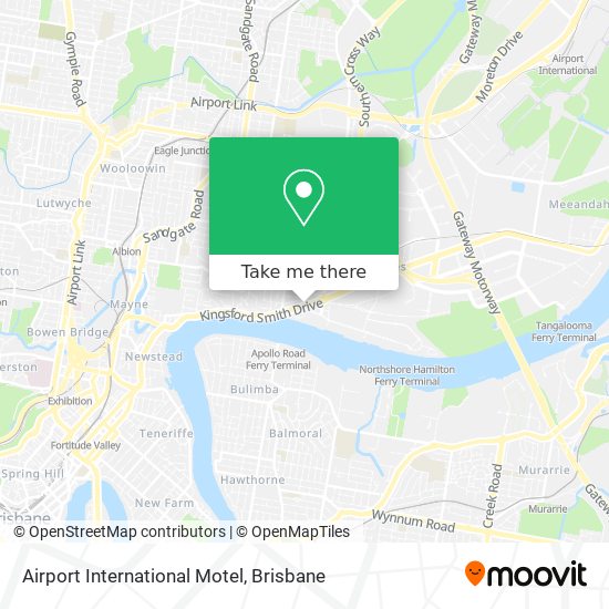 Airport International Motel map