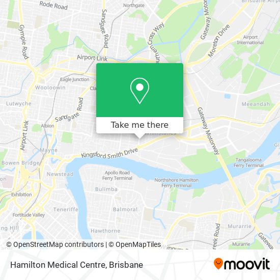 Hamilton Medical Centre map