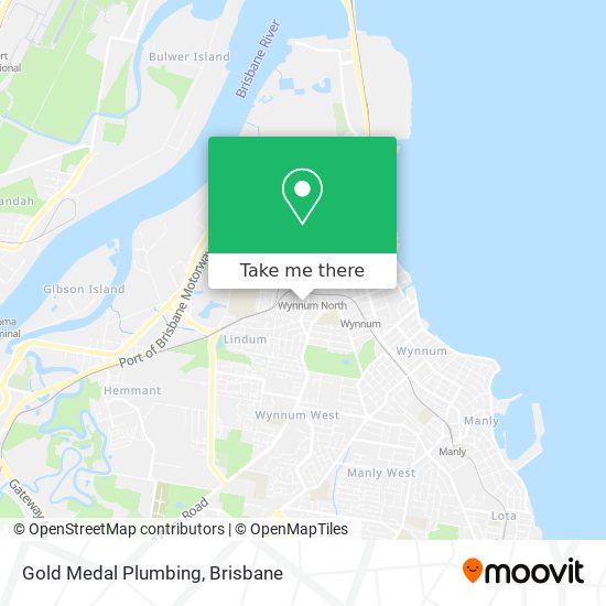 Gold Medal Plumbing map