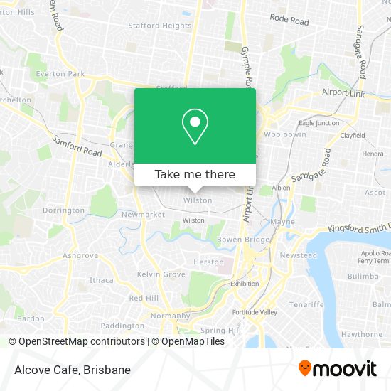 Alcove Cafe map