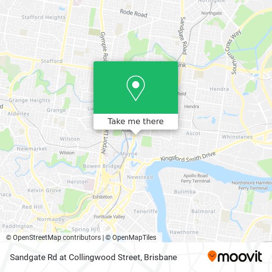 Sandgate Rd at Collingwood Street map