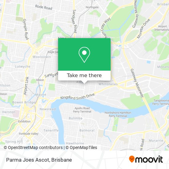 Parma Joes Ascot map