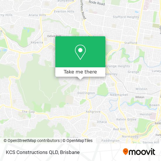 KCS Constructions QLD map