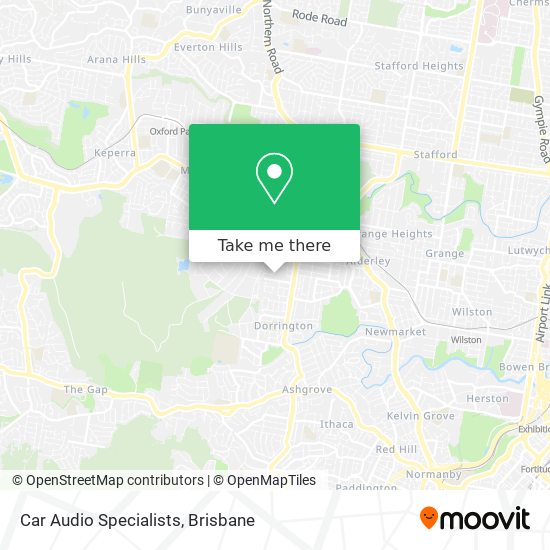 Car Audio Specialists map