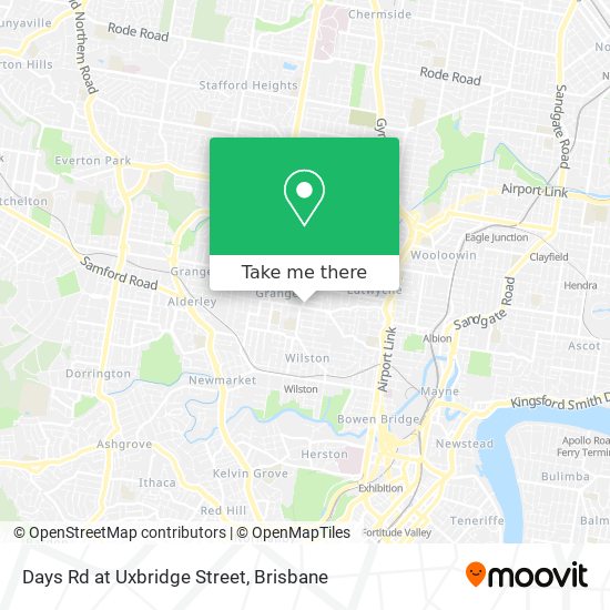 Days Rd at Uxbridge Street map