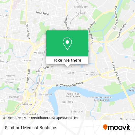 Sandford Medical map